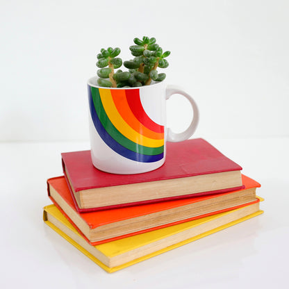 SOLD - Vintage Rainbow Coffee Mug