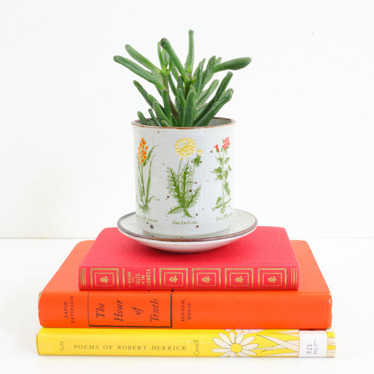 SOLD - Vintage Neiman Marcus Wildflower Planter