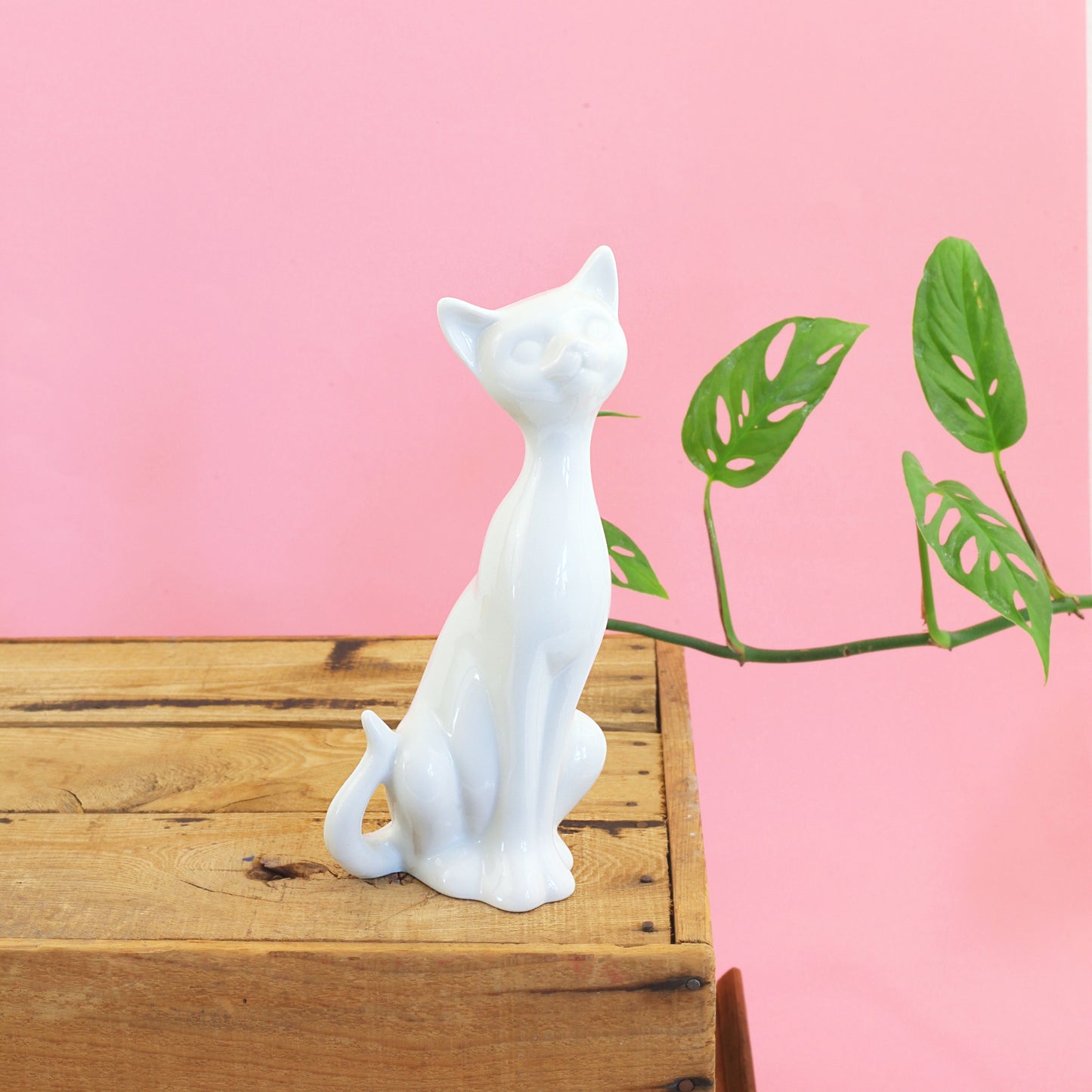 SOLD - Mid Century Cat Figurine by OMC Japan