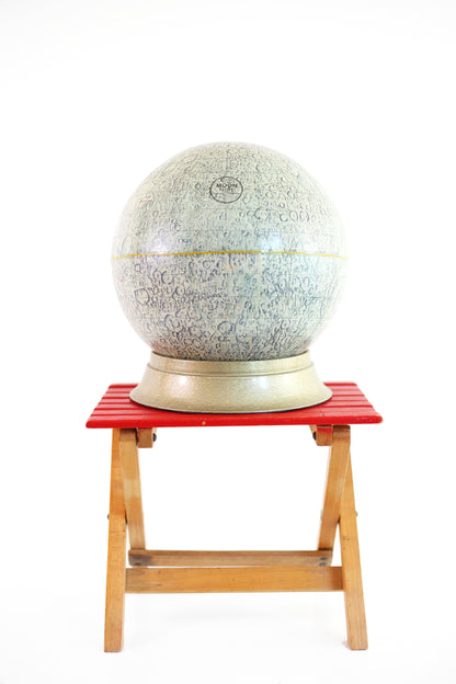 SOLD - Mid Century Cram's Moon Globe and Stand