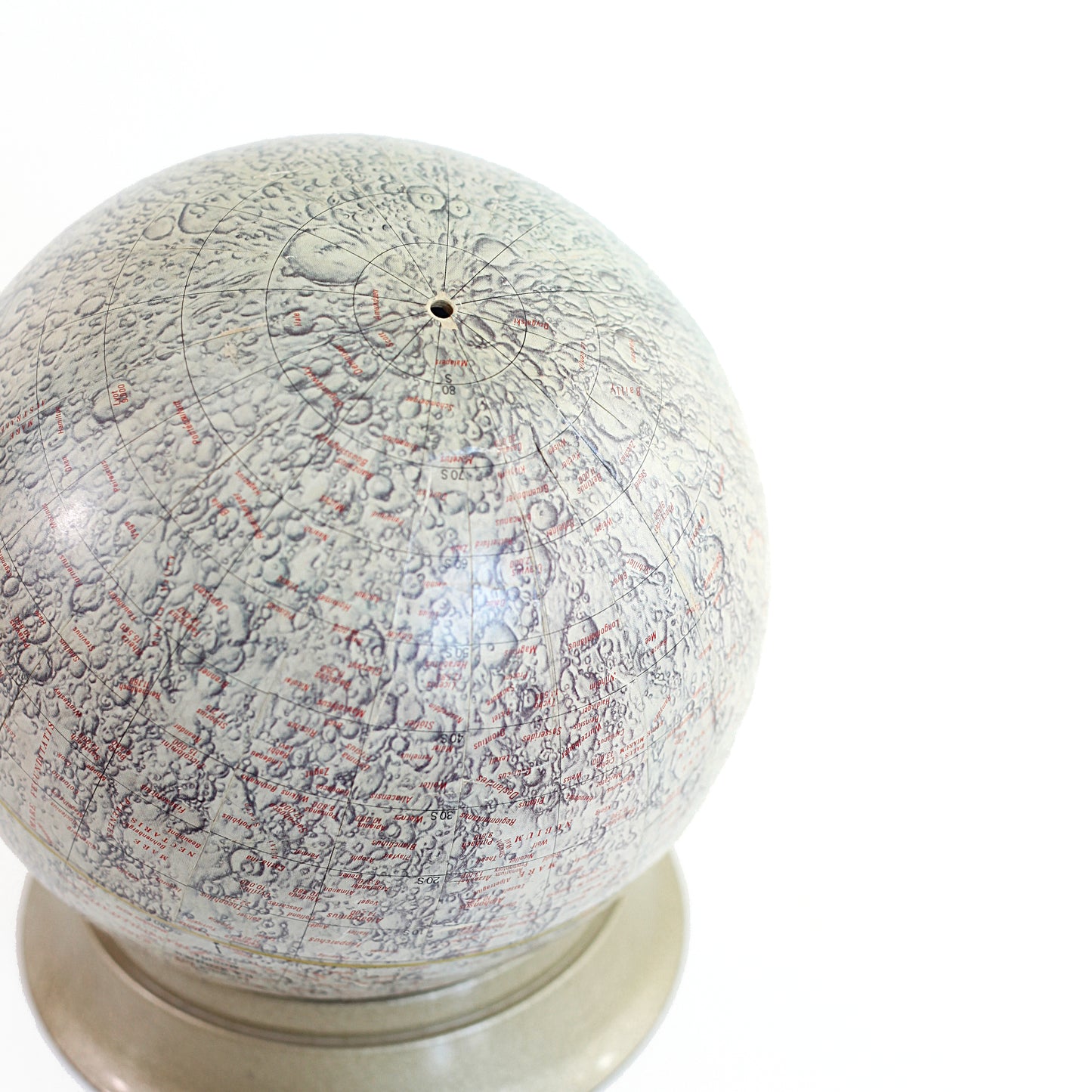 SOLD - Mid Century Cram's Moon Globe and Stand