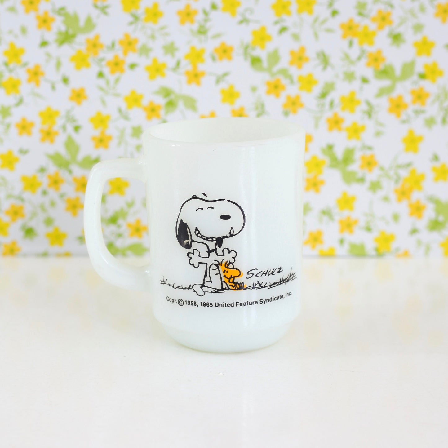 SOLD - Vintage 1965 Peanuts Mug - This Has Been a Good Day!