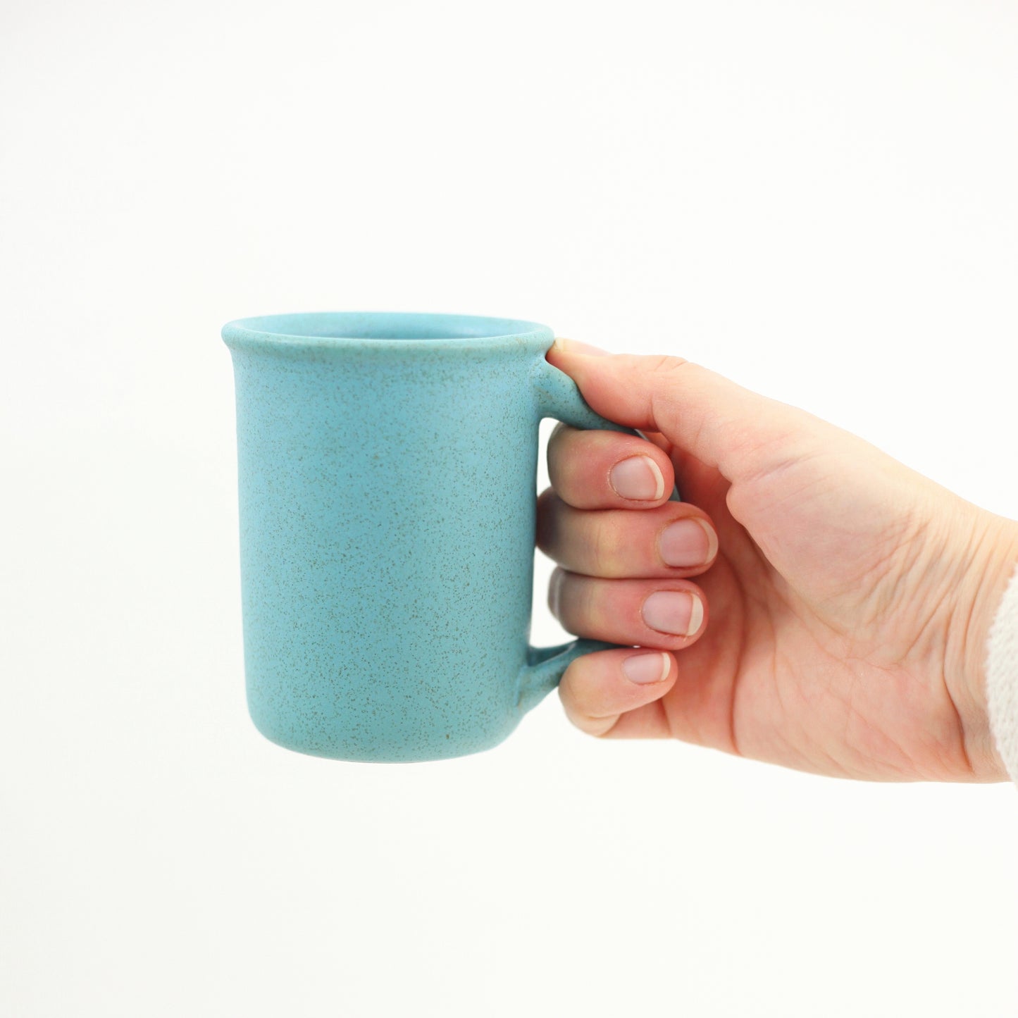 SOLD - Vintage 1967 Bennington Potters Mug with Thumb Rest