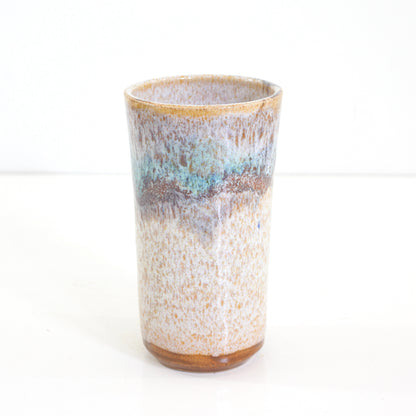 SOLD - Vintage Wizard of Clay Drip Glaze Ceramic Vase