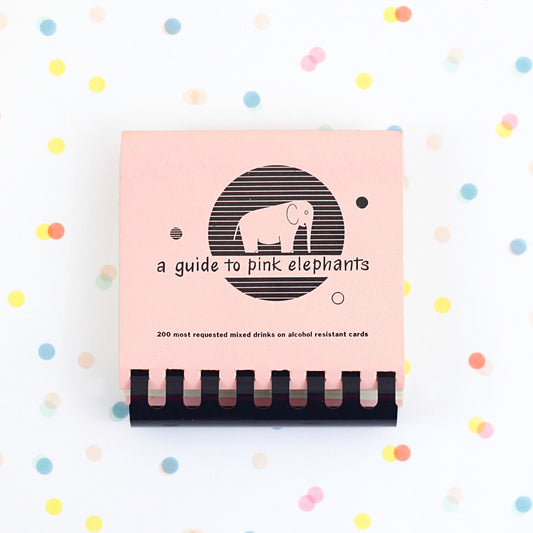 SOLD - Vintage 1952 A Guide To Pink Elephants Cocktail Recipe Book