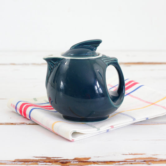 SOLD - Vintage 1940s Hall Sundial Mini Teapot in Jade Green