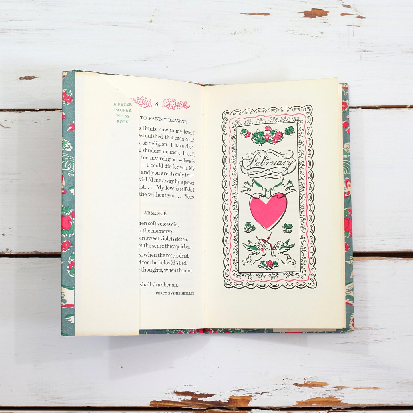 SOLD - Love Poems & Love Letters For All The Year Book by Peter Pauper Press