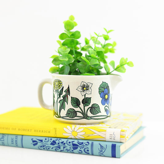 SOLD - Mid Century Arabia Finland Flora Pitcher