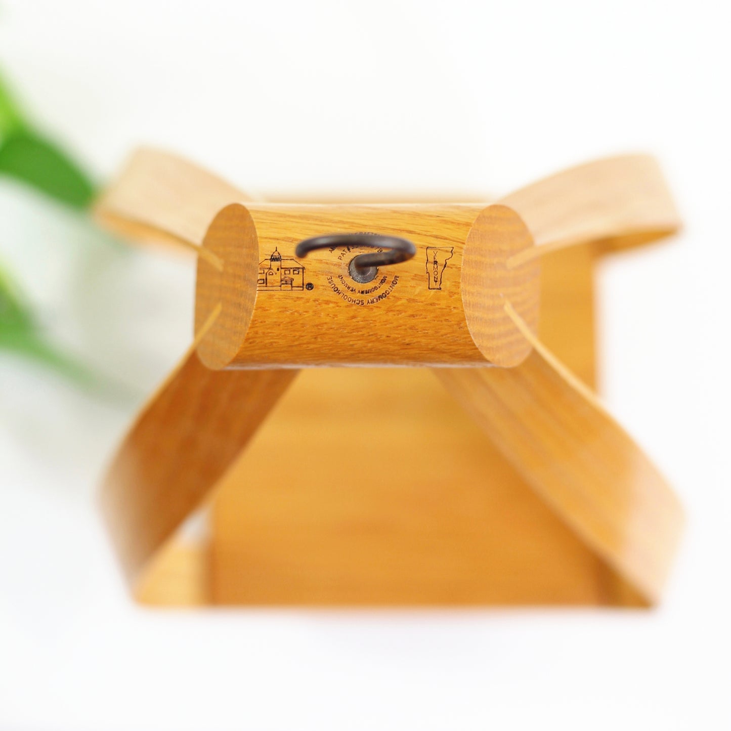 SOLD - Vintage Bentwood Teardrop Hanging Plant Holder