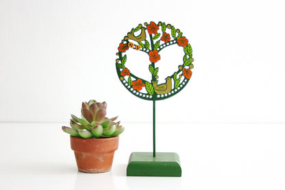 SOLD - Vintage Earring Tree Organizer / Mid Century Jewelry Organizer