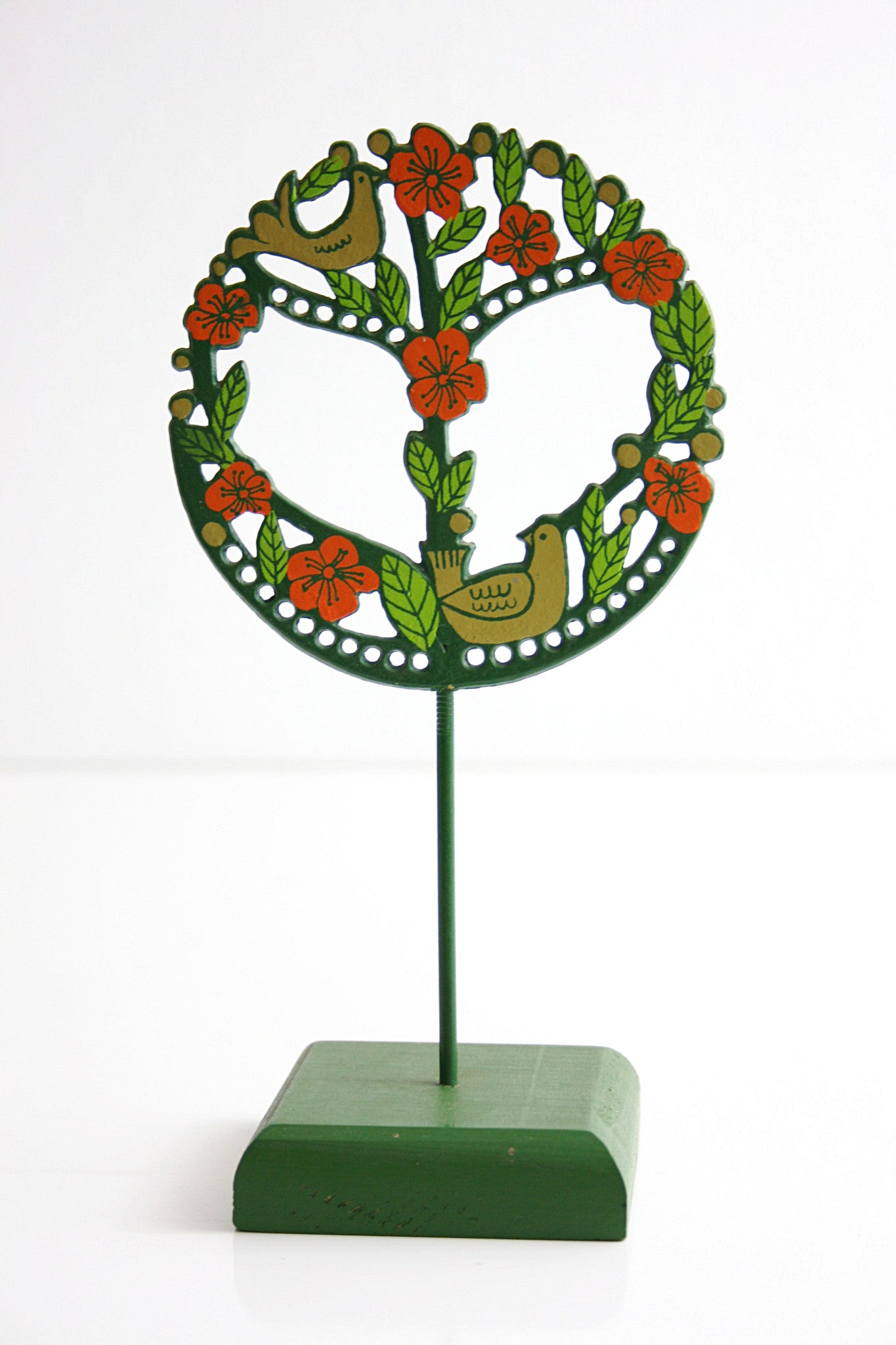 SOLD - Vintage Earring Tree Organizer / Mid Century Jewelry Organizer