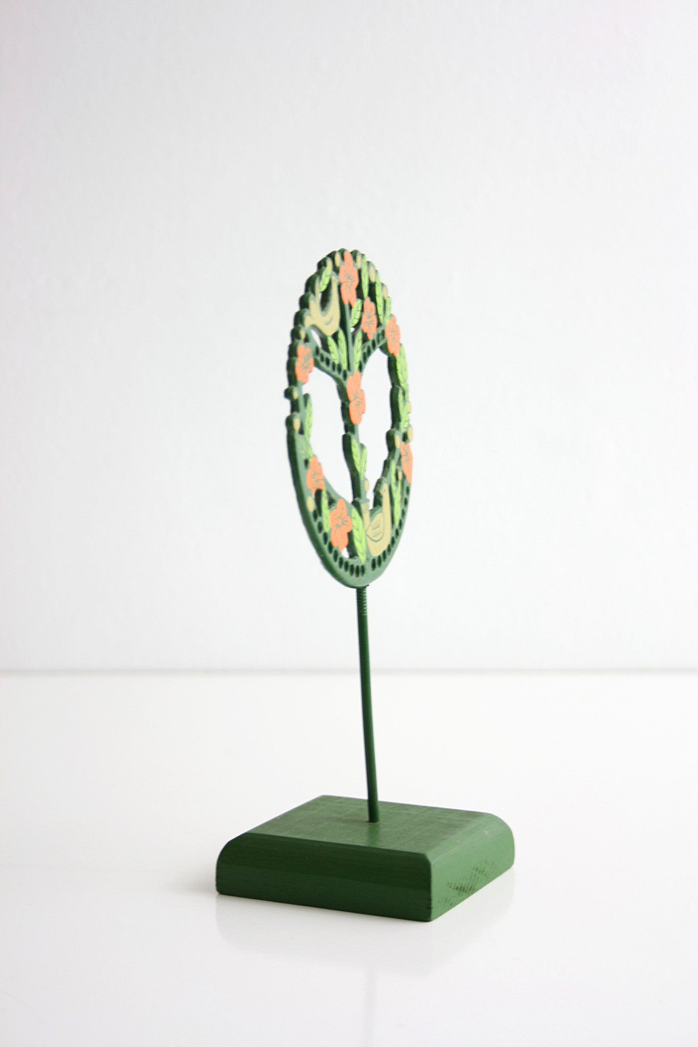 SOLD - Vintage Earring Tree Organizer / Mid Century Jewelry Organizer