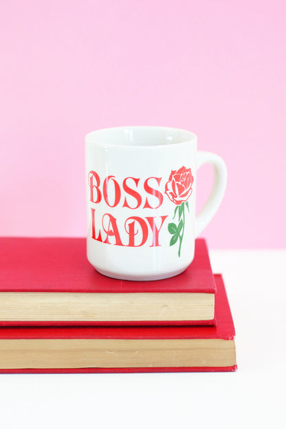 SOLD - Vintage Boss Lady Mug