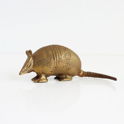 SOLD - Vintage Brass Amardillo
