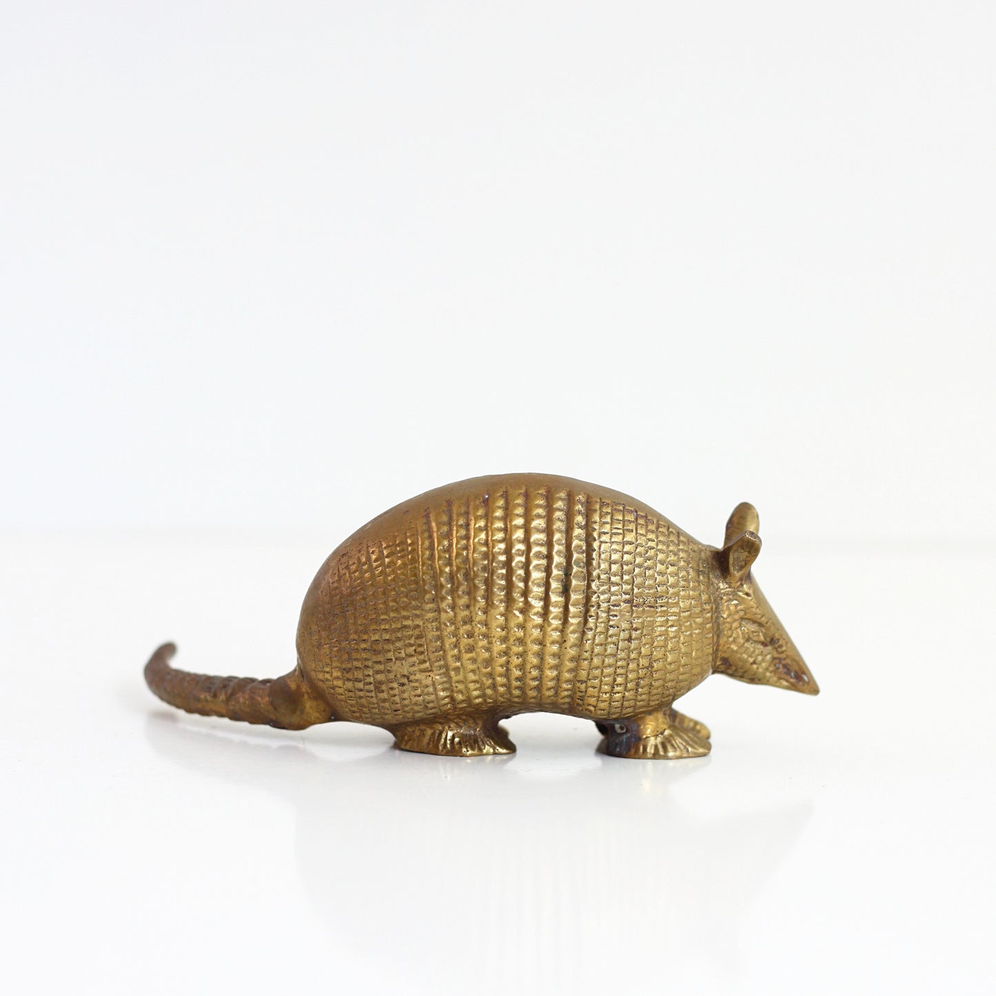 SOLD - Vintage Brass Amardillo