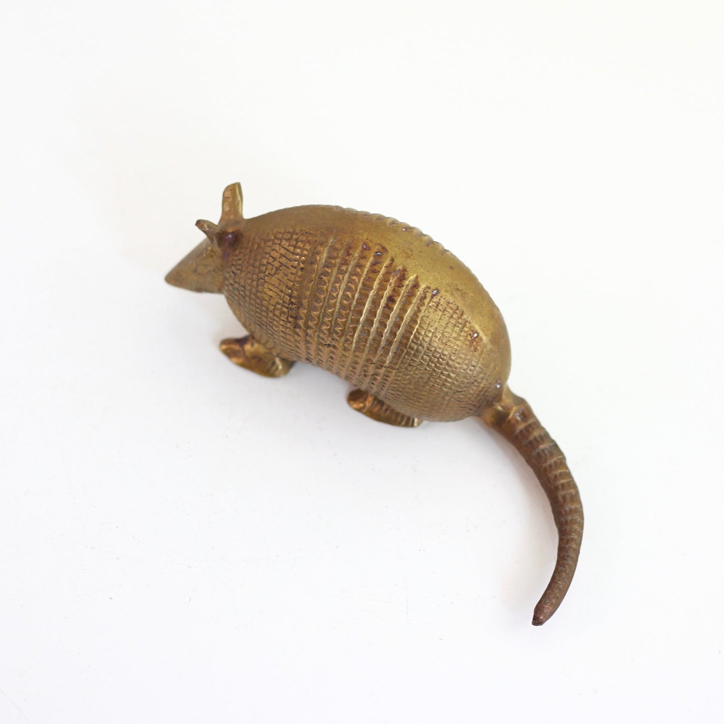 SOLD - Vintage Brass Amardillo