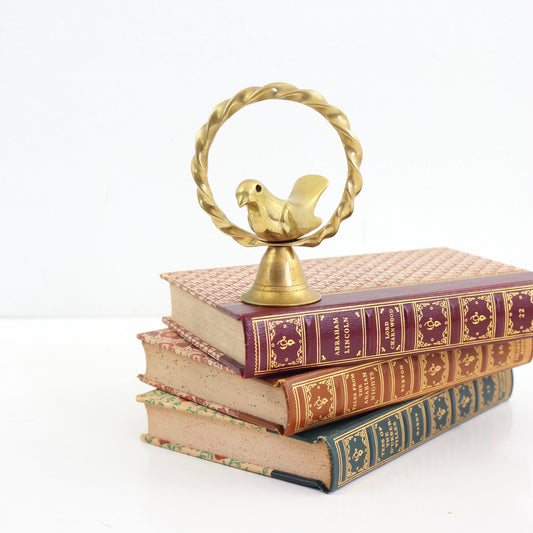 SOLD - Vintage Brass Bird Bell