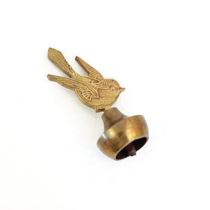 SOLD - Vintage Brass Bird Bell