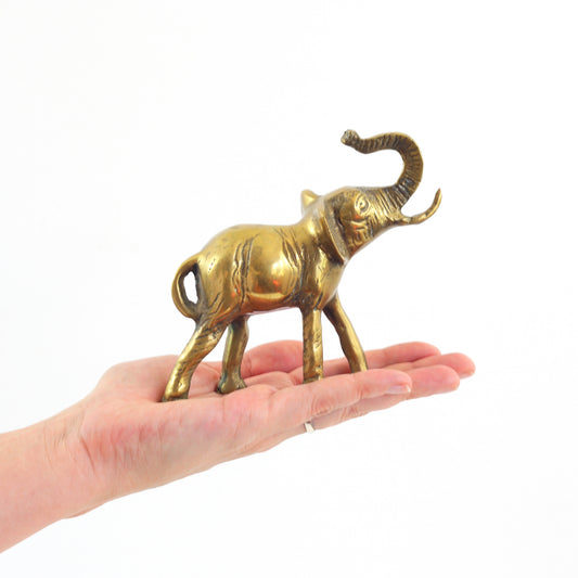 SOLD - Vintage Brass Elephant