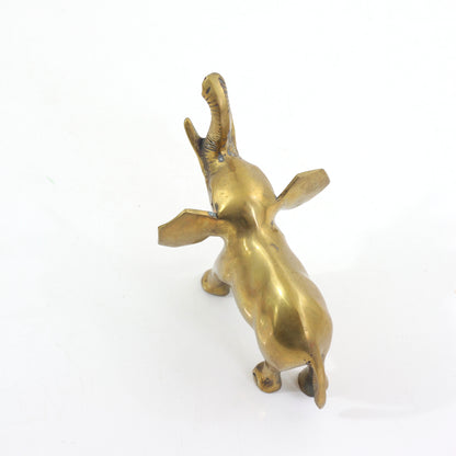 SOLD - Vintage Brass Elephant Figurine