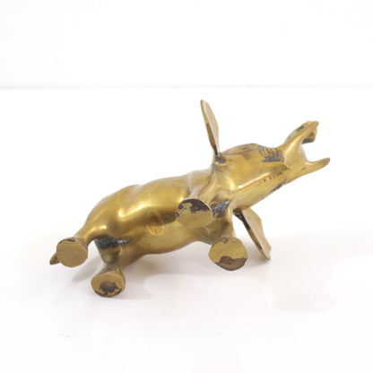 SOLD - Vintage Brass Elephant Figurine