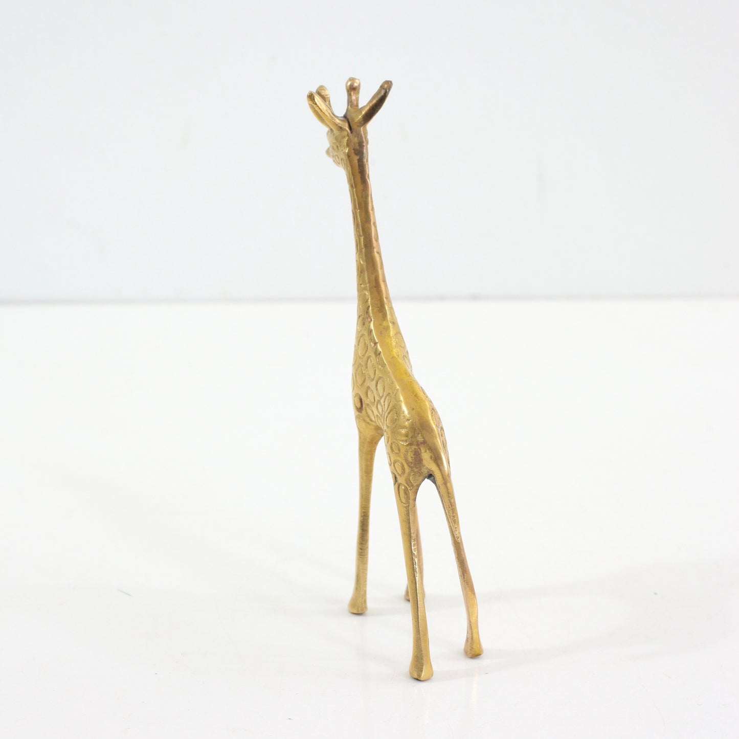 SOLD - Vintage Brass Giraffe Figurine