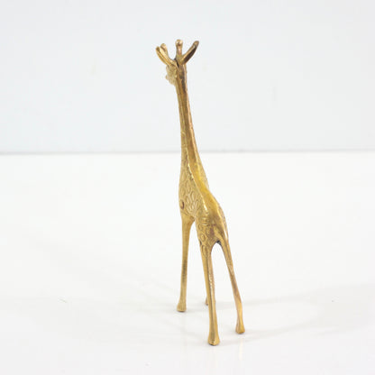 SOLD - Vintage Brass Giraffe Figurine