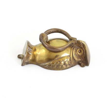 SOLD - Vintage Brass Owl Door Knocker
