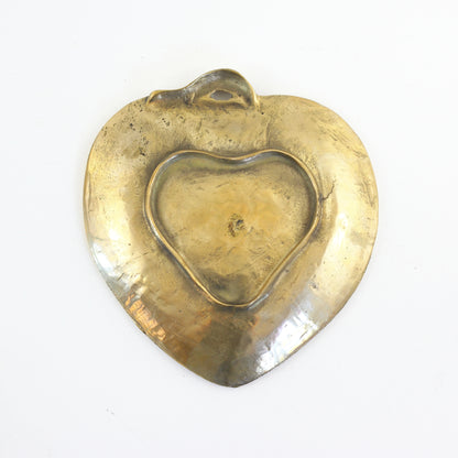 SOLD - Vintage Solid Brass Strawberry Dish