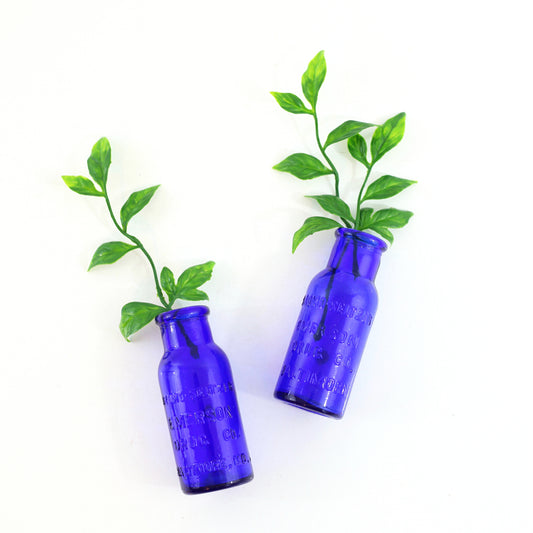 SOLD - 1940s Bromo Seltzer Apothecary Bottles