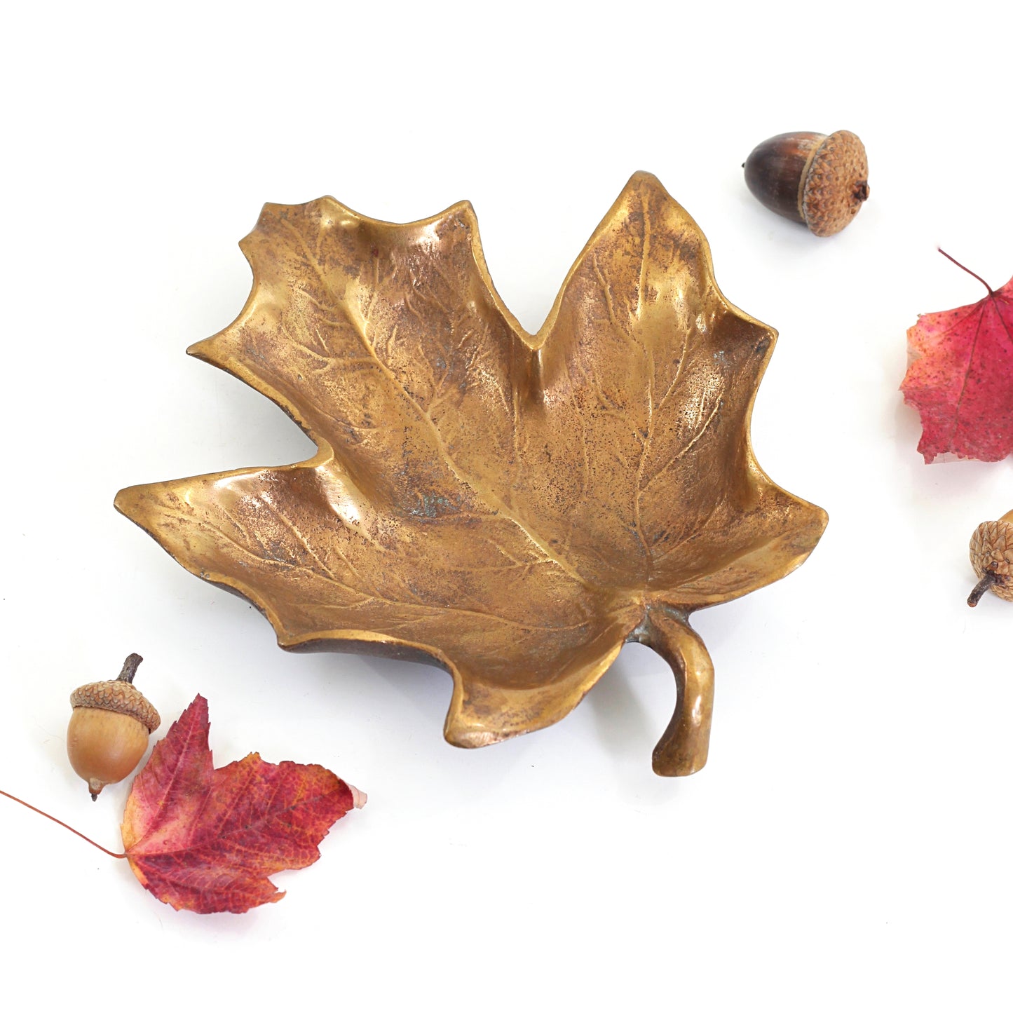 SOLD - Vintage Bronze Leaf by Sculptor Robert Graham