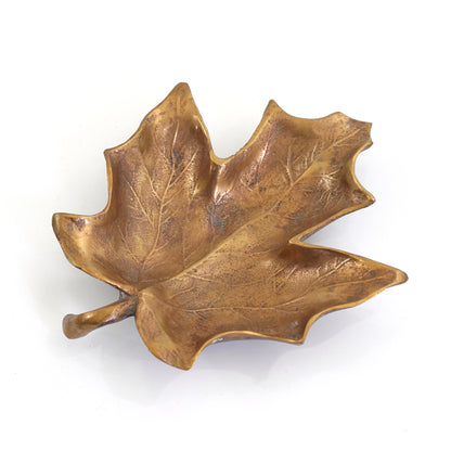 SOLD - Vintage Bronze Leaf by Sculptor Robert Graham
