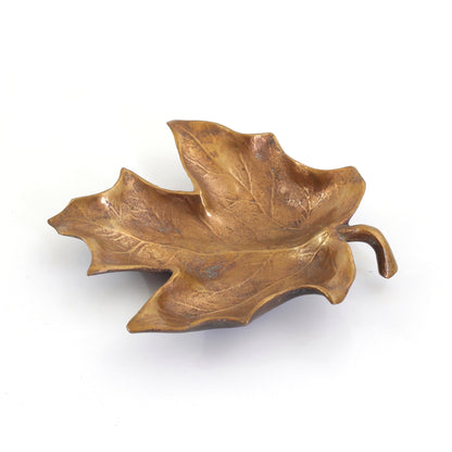 SOLD - Vintage Bronze Leaf by Sculptor Robert Graham