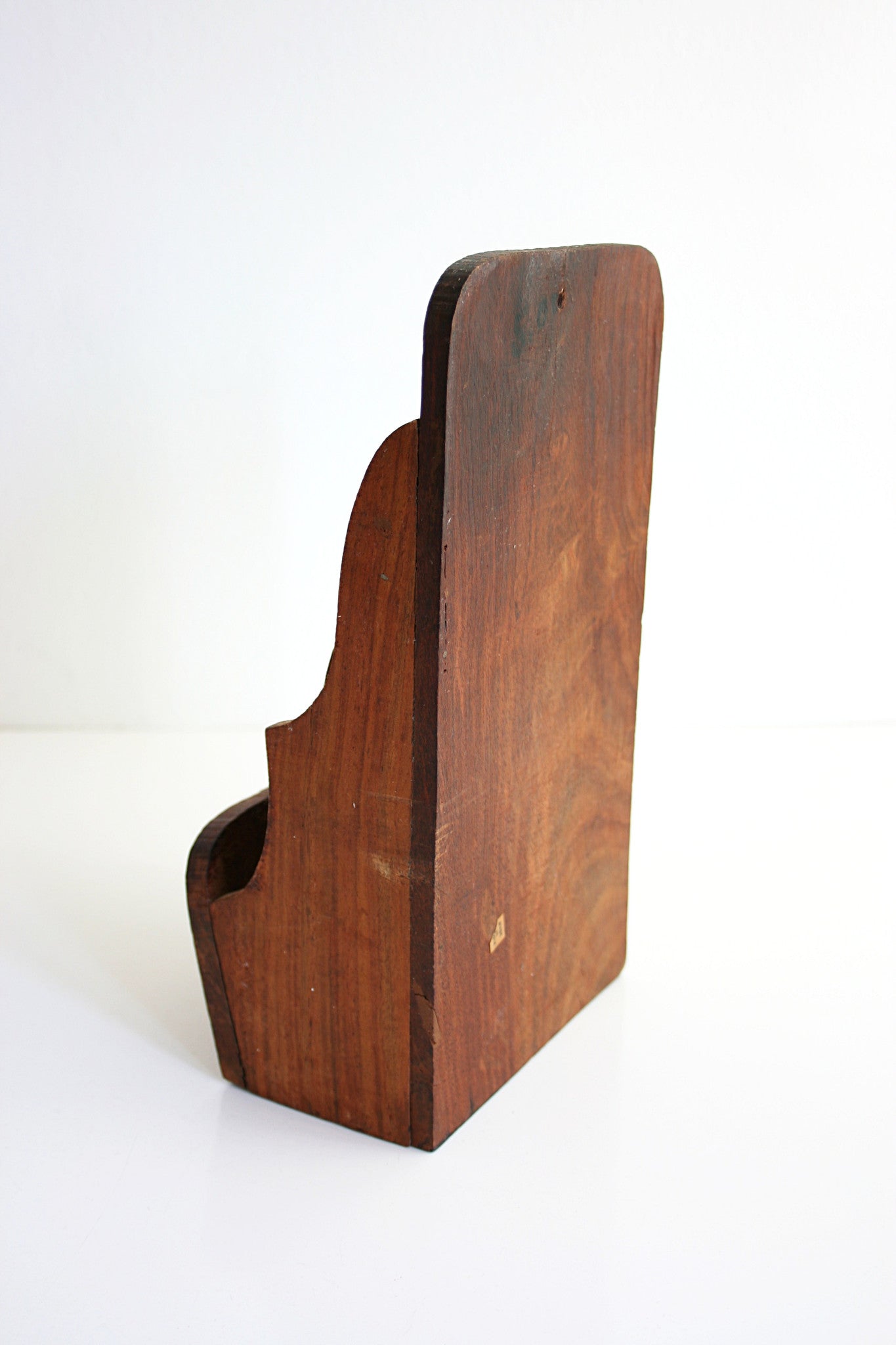 SOLD - Vintage Carved Wood Letter Sorter