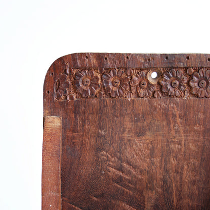SOLD - Vintage Carved Wood Letter Sorter