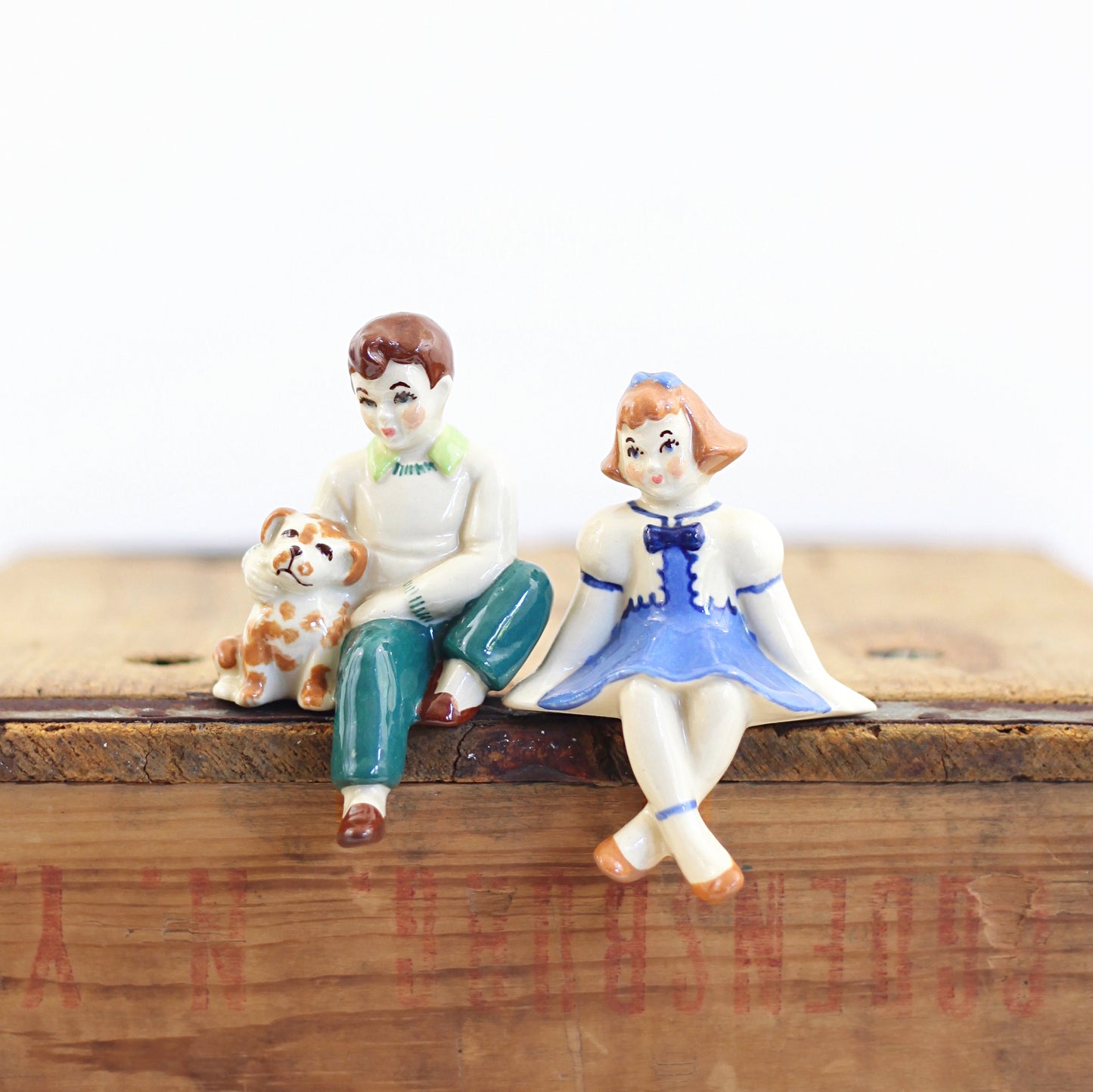 SOLD - Vintage Ceramic Arts Studio Shelf Sitters