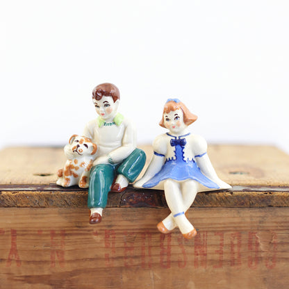 SOLD - Vintage Ceramic Arts Studio Shelf Sitters