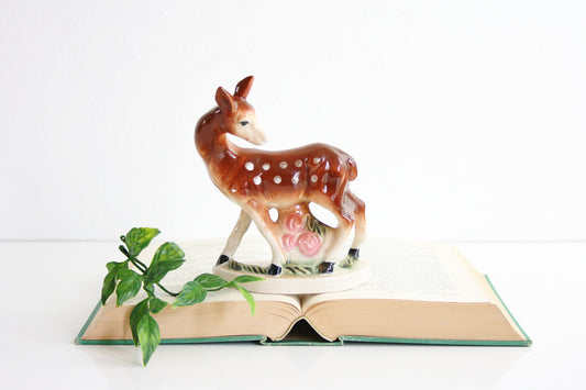 SOLD - Vintage Ceramic Deer Figurine from Japan