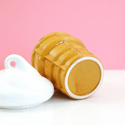 SOLD - Vintage Ceramic Ice Cream Cone Cookie Jar
