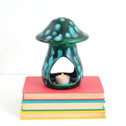 SOLD - Vintage Ceramic Toadstool Tea Light Holder