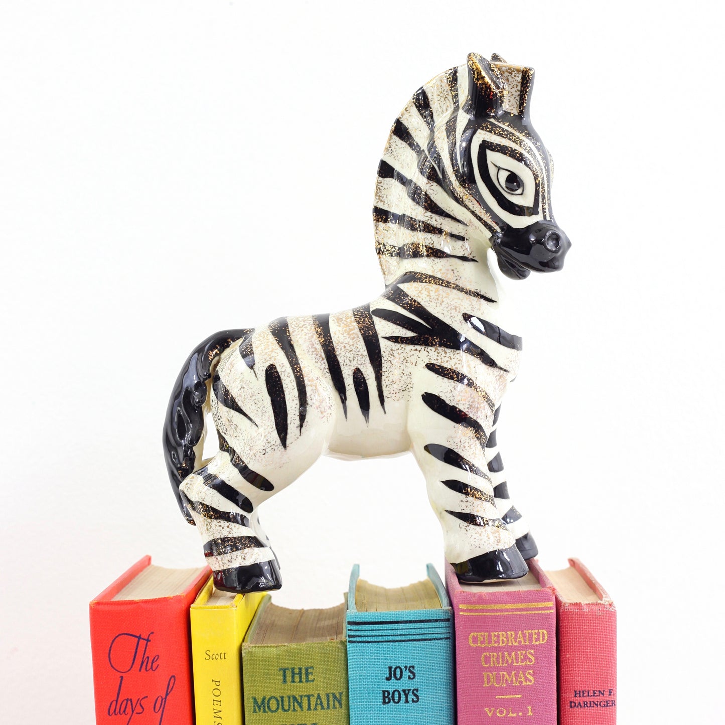 SOLD - Mid Century Ceramic Zebra