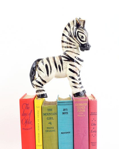 SOLD - Mid Century Ceramic Zebra