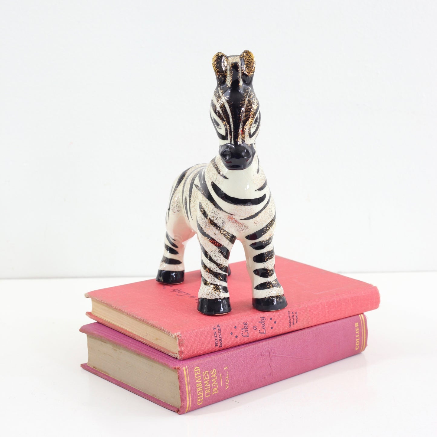 SOLD - Mid Century Ceramic Zebra