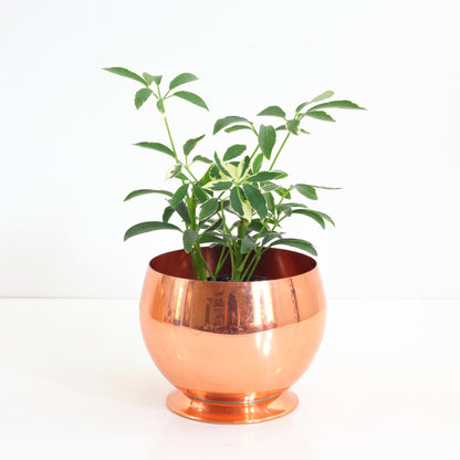 SOLD - Mid Century Copper Planter by Coppercraft Guild