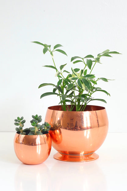 SOLD - Mid Century Copper Planter by Coppercraft Guild