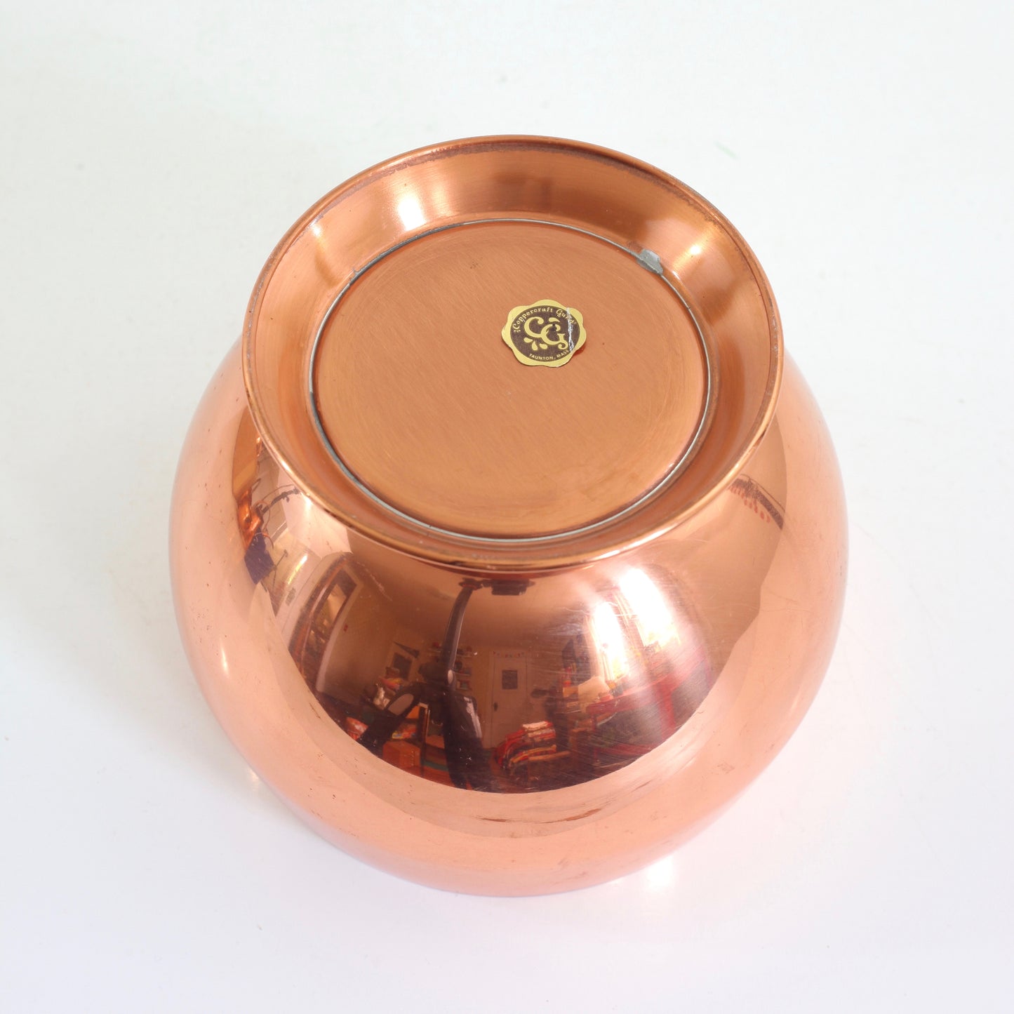 SOLD - Mid Century Copper Planter by Coppercraft Guild