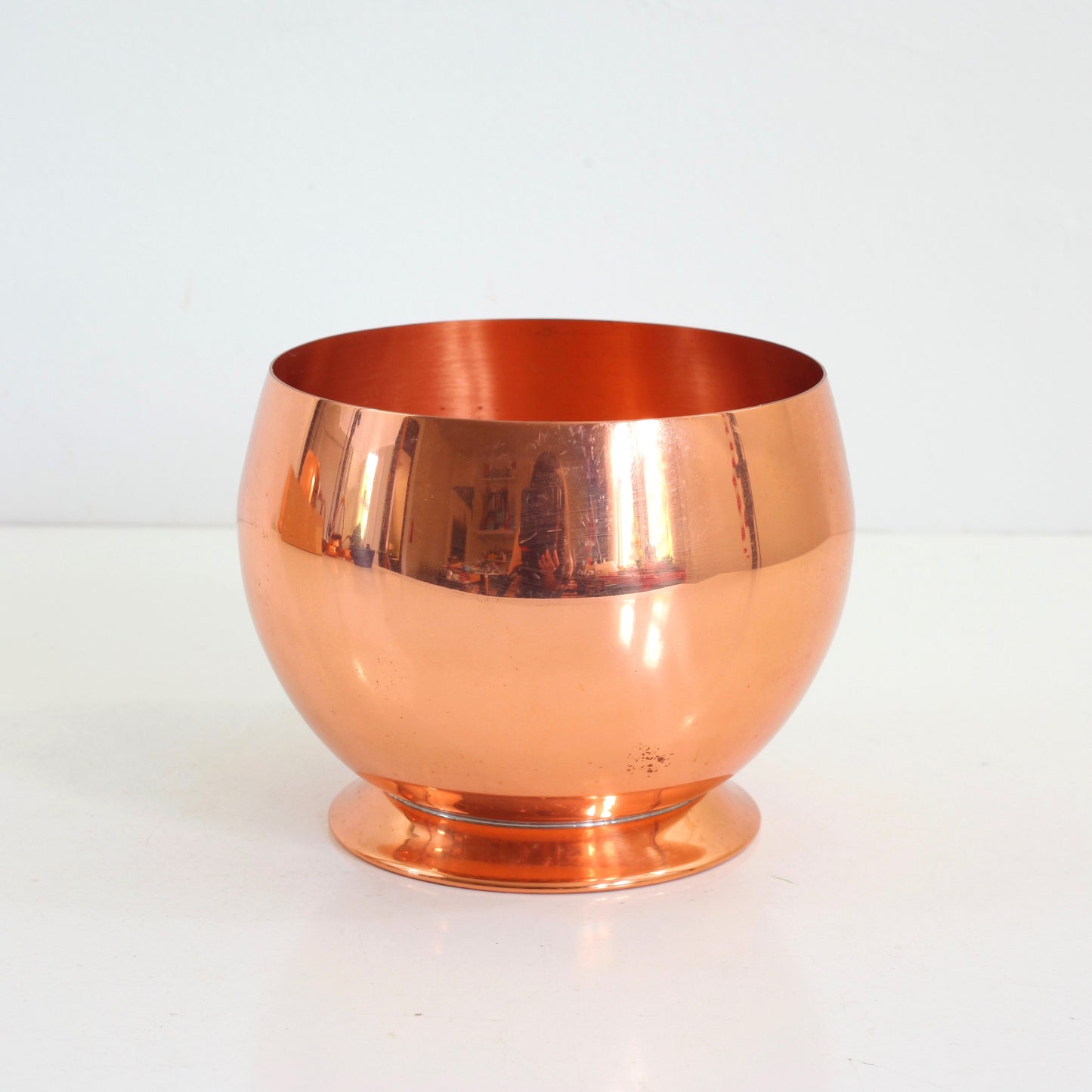 SOLD - Mid Century Copper Planter by Coppercraft Guild