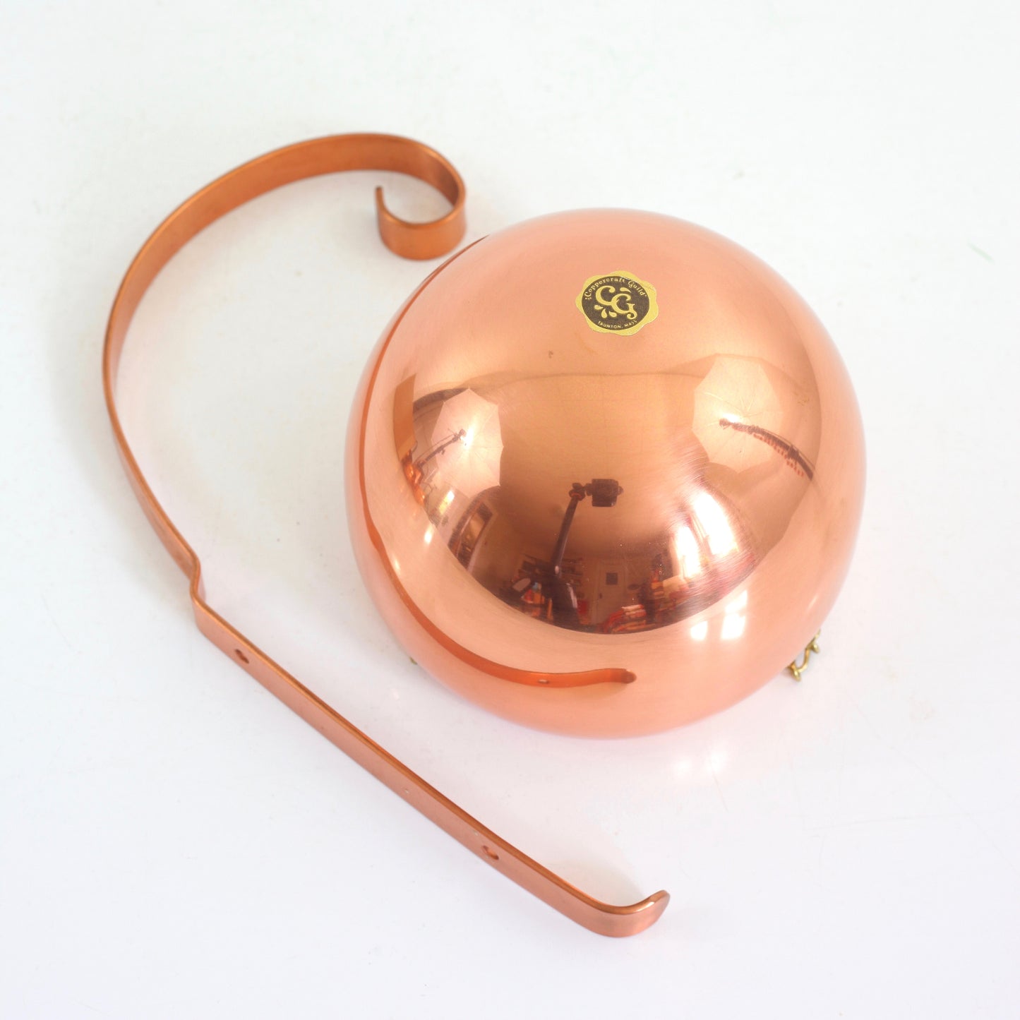 SOLD - Large Hanging Copper Planter by Coppercraft Guild