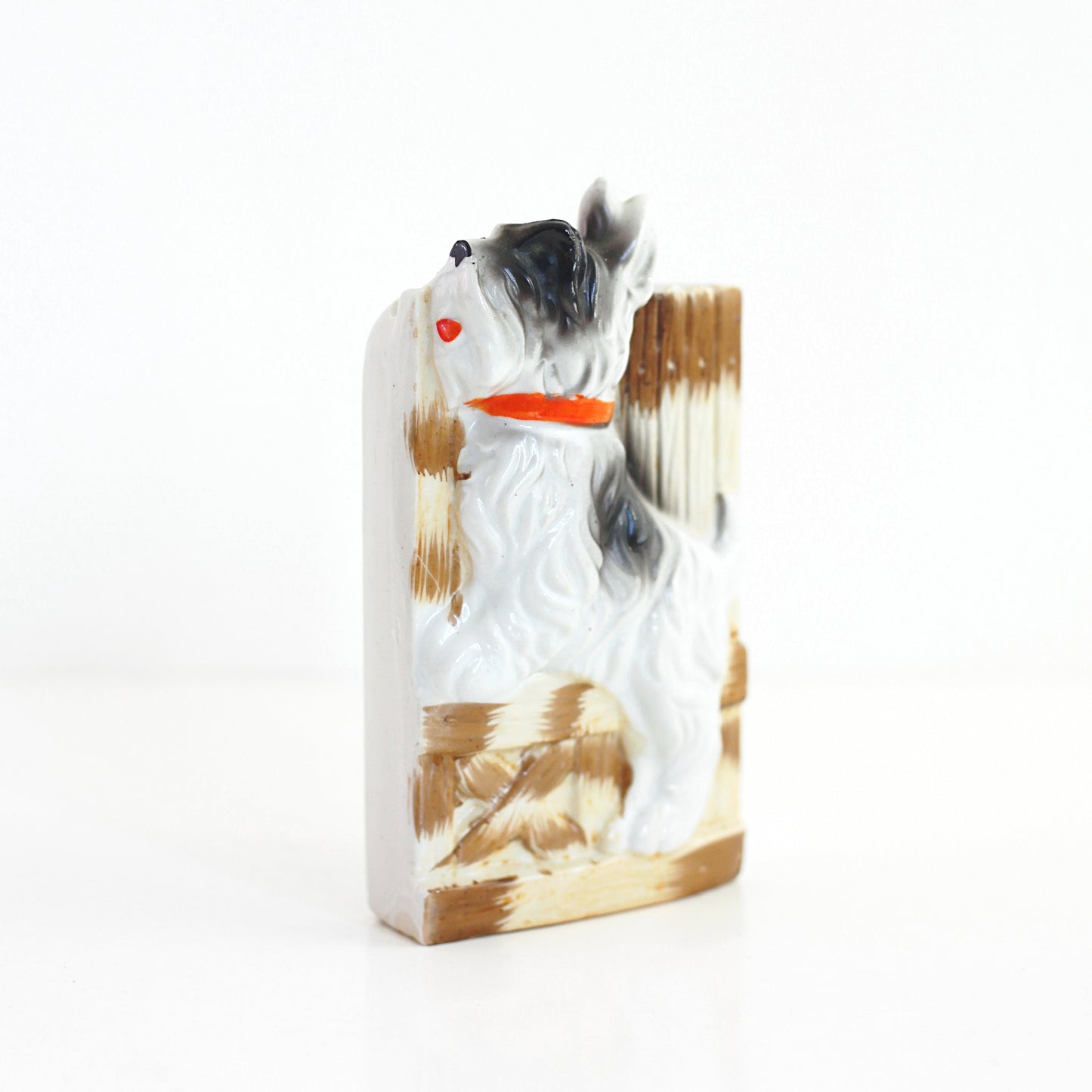 SOLD - Vintage Ceramic Dog Wall Pocket from Japan