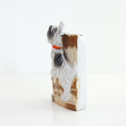 SOLD - Vintage Ceramic Dog Wall Pocket from Japan